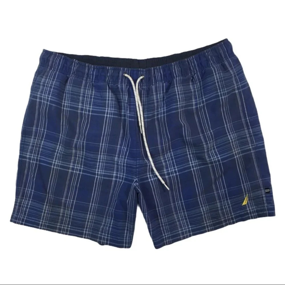 SH271 Nautica Designer Lined Beach Swim Trunks XL